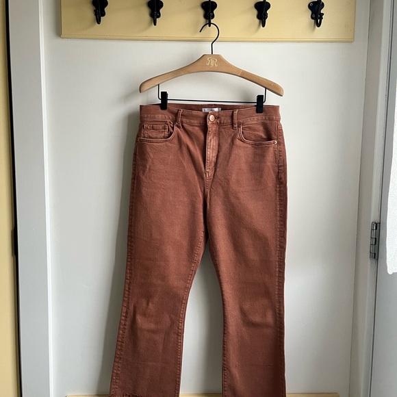 LOFT Denim - LOFT High Waist Cropped Flare Jeans